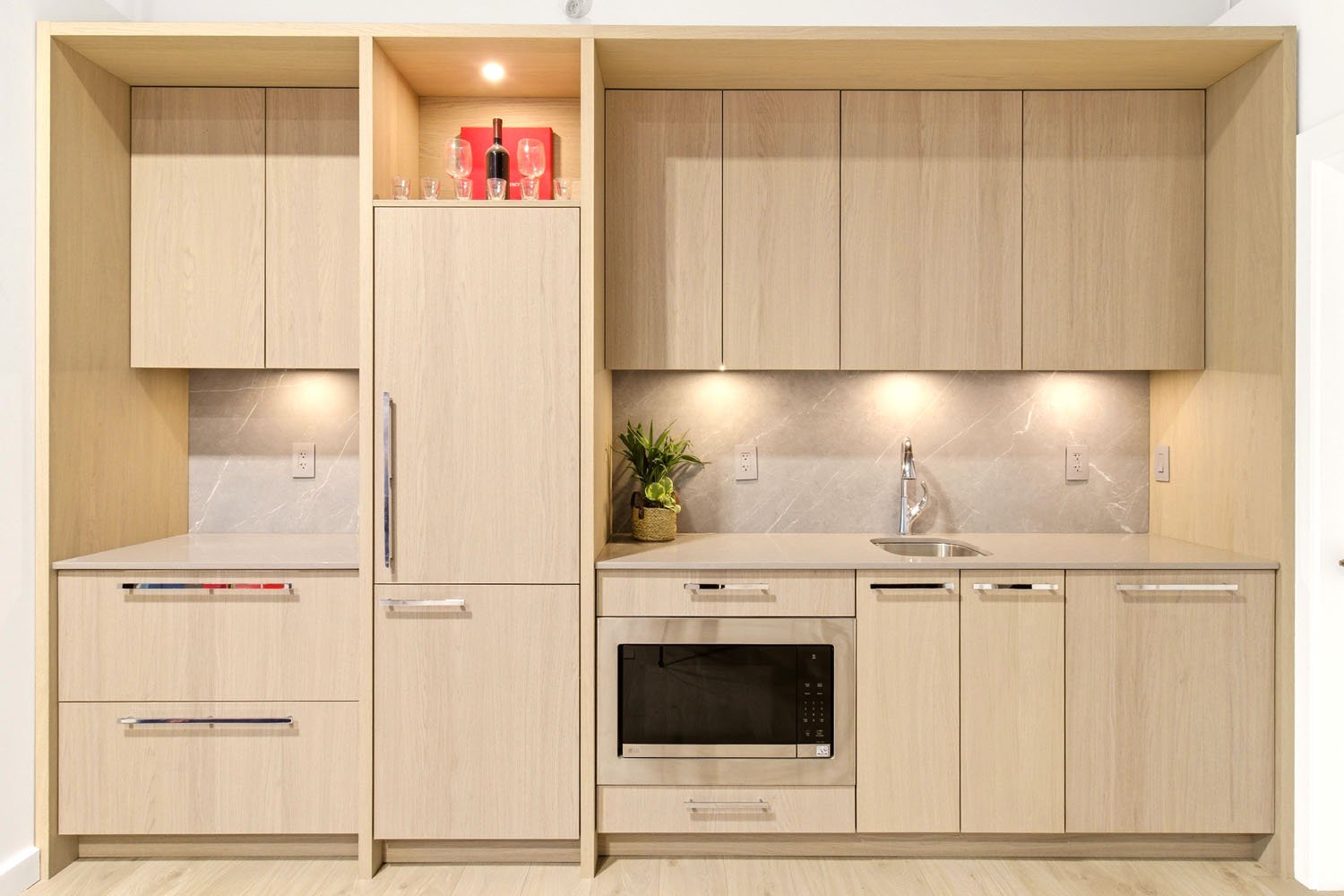 Kitchen Cabinet at Agency Realtor Office